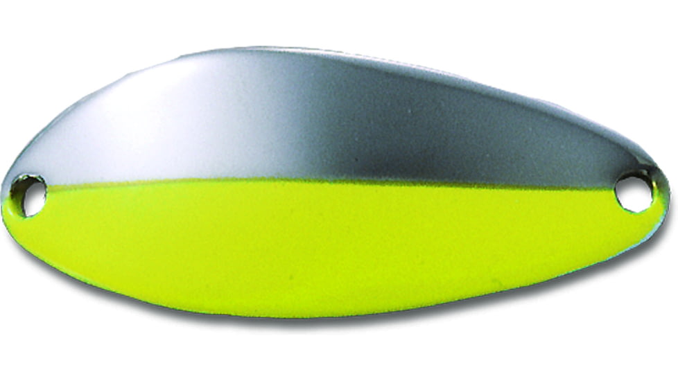 Acme Little Cleo Spoon, 2 1/8in, 2/5oz, Sinking, Nickel &amp; Chartreuse, C200/NCS