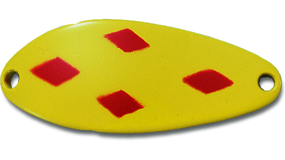 Acme Little Cleo Spoon, 2 1/8in, 2/5oz, Sinking, Yellow 4 of Diamonds, C200/YRD