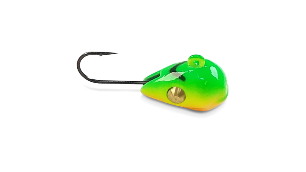Acme Tungsten Sling Blade Ice Jig, Fire Tiger, Size 3, 3TS-FT