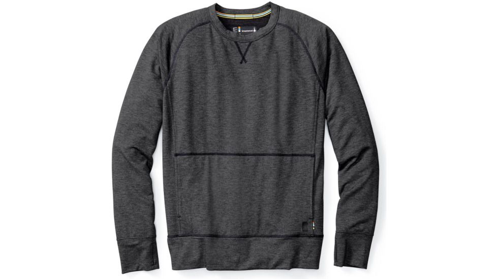 Smartwool Active Reset Crew-Men's, Charcoal, Large, SW000275003-L
