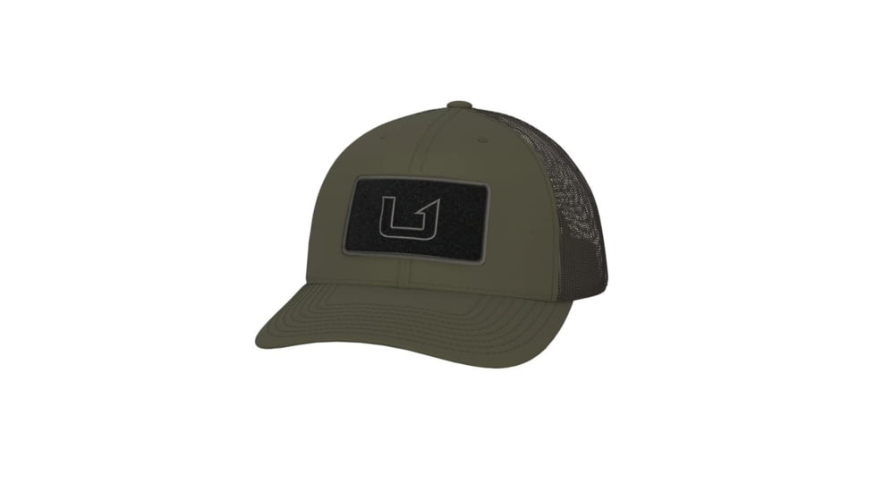 HUK Performance Fishing Huk Fly Patch Trucker Hat Moss 62BE97B5, ATH30004693161