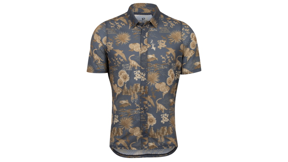Pearl Izumi Mens Canyon Tech Snap Short Sleeve, 19122301HP6XXL
