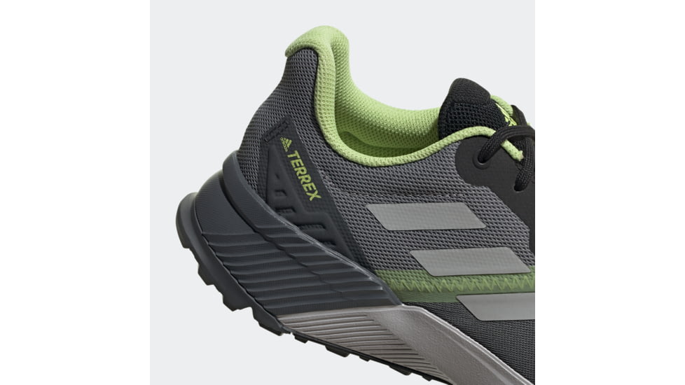 Adidas Terrex Soulstride Trailrunning Shoes - Men's, Grey Four/Grey Two/Pulse Lime, 10, GZ9034-10