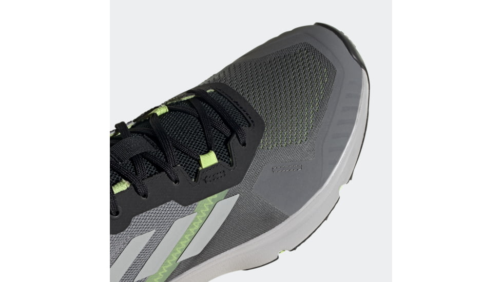 Adidas Terrex Soulstride Trailrunning Shoes - Men's, Grey Four/Grey Two/Pulse Lime, 10, GZ9034-10