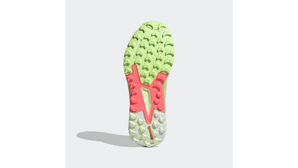 Adidas Terrex Agravic Flow 2 Trail Running Shoes - Womens, Almost Lime/Pulse Lime/Turbo, 7, H03191-7