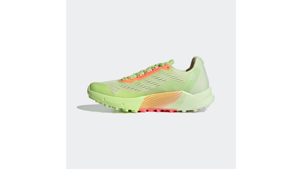 Adidas Terrex Agravic Flow 2 Trail Running Shoes - Womens, Almost Lime/Pulse Lime/Turbo, 7, H03191-7