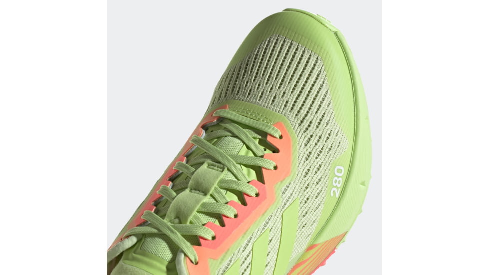 Adidas Terrex Agravic Flow 2 Trail Running Shoes - Womens, Almost Lime/Pulse Lime/Turbo, 7, H03191-7