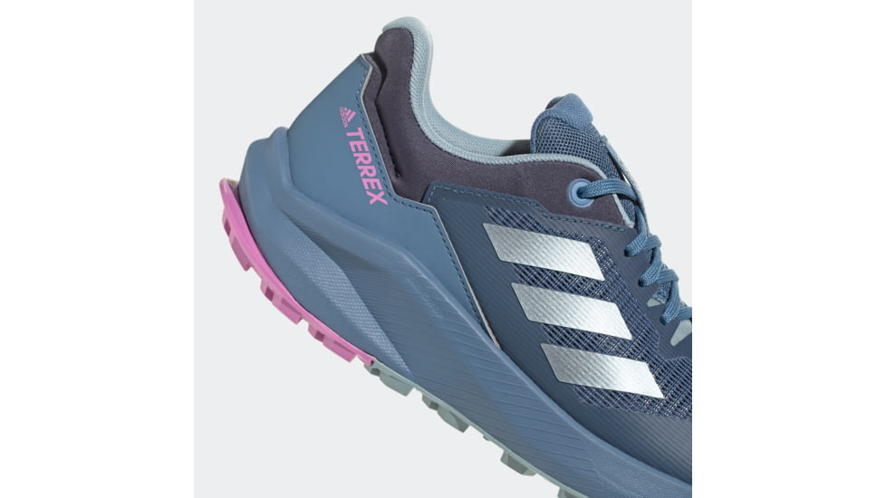 Adidas Terrex Trailrider Shoes - Women's, Wonder Steel/Magic Grey Met/Pulse Lilac, 6, GW5554-6