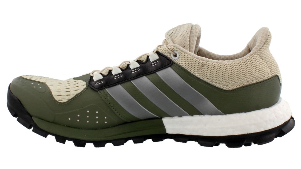 Adidas Terrex Adistar Raven Boost Trail Running Shoe - Men's-Brown/Iron/Green-Medium-7.5