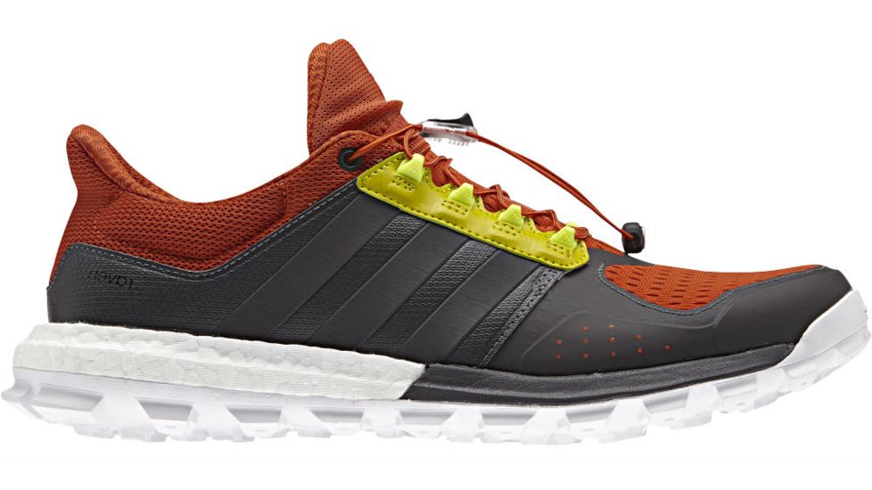 Adidas Terrex Adistar Raven Boost Trail Running Shoe - Men's-Chili/Black/Lime-Medium-11.5