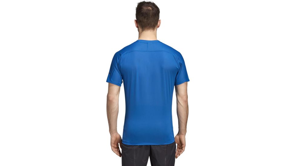 Adidas Terrex Agravic Parley Tee - Mens, Blue Beauty, Large, CY1879-L