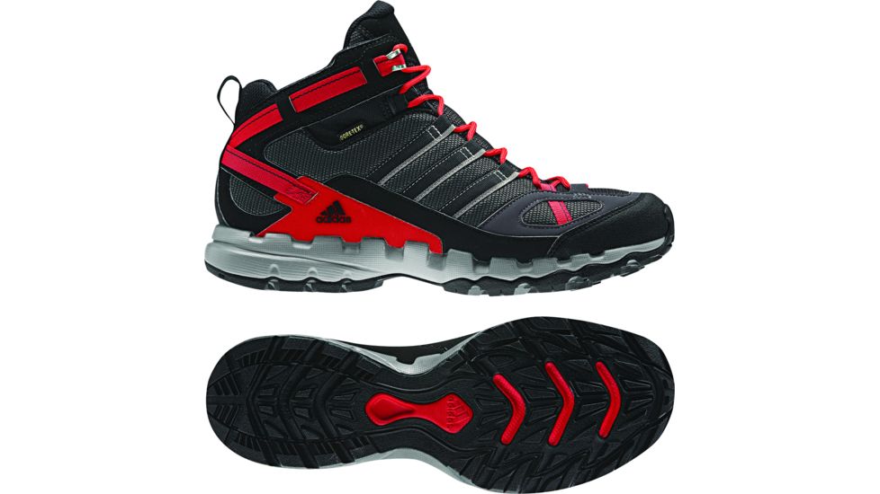 Adidas Terrex AX 1 Mid GTX Boot - Men's-9.5 US-Solid Grey/Black/Vivid Red