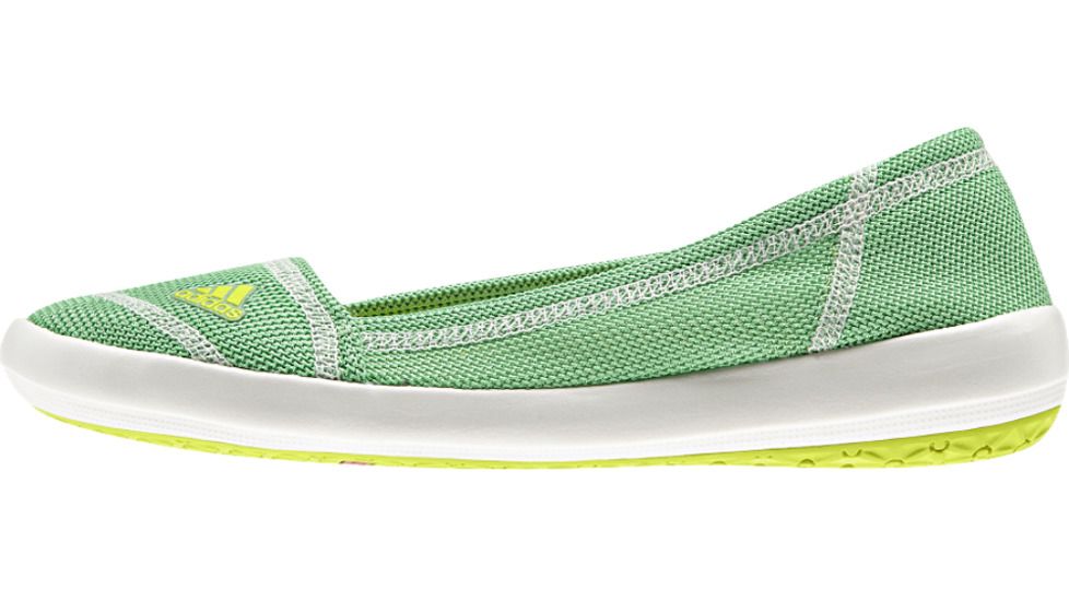 Adidas Terrex Boat Slip On Sleek Watersport Shoe - Women's -Yellow/Green/Chalk-Medium-6.5 US