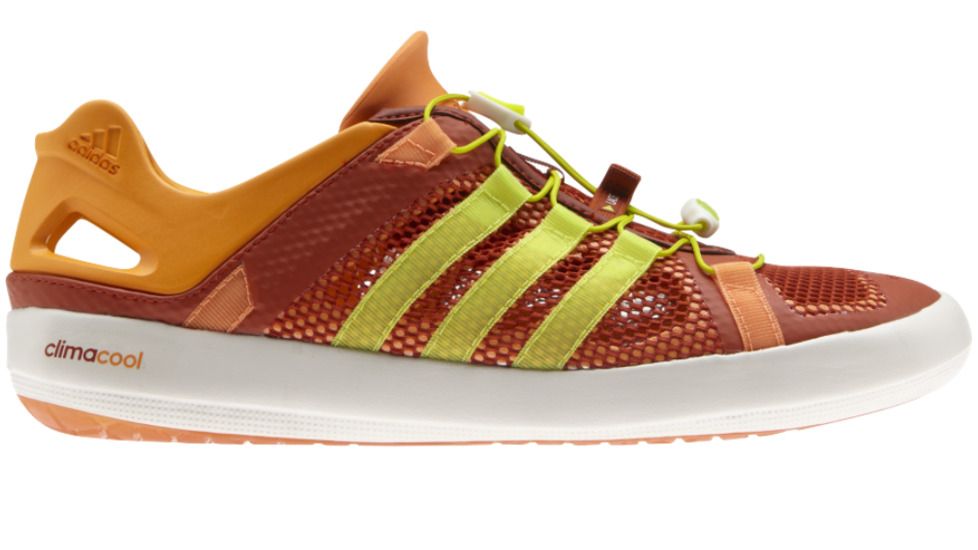 Adidas Terrex Climacool Boat Breeze Watersports Shoe - Men's-Chili/Slime/Zest-Medium-9.5 US