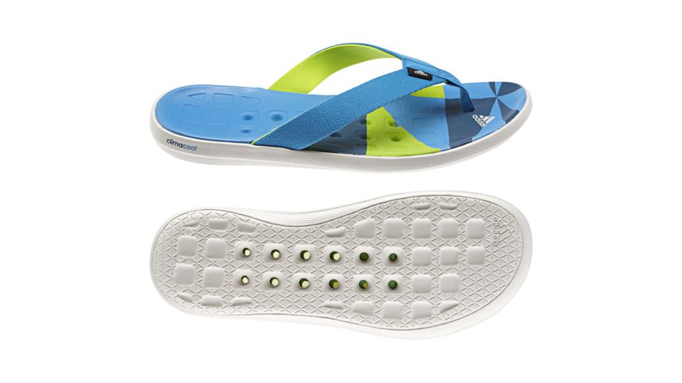 Adidas Terrex Climacool Boat Flip Sandal - Men's-Blue/Chalk/Slime-13 US