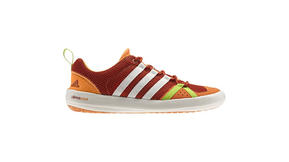 Adidas Terrex Climacool Boat Lace Watersports Shoe - Men's-Dark Chili/Chalk/Slime-Medium-8 US