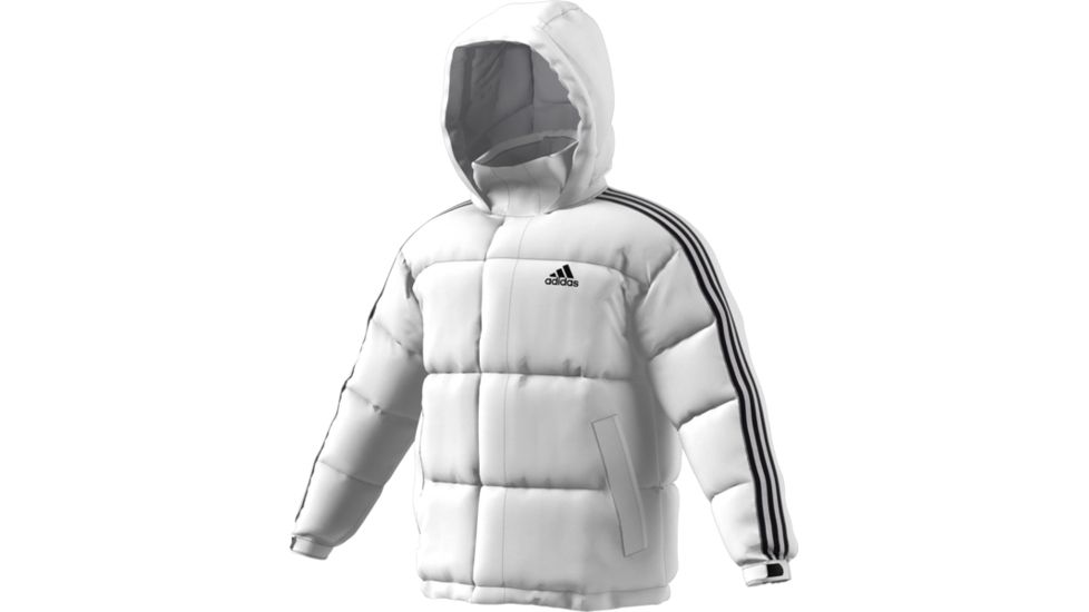 Adidas Terrex Demo, 3-Stripe Puff Down - Men's, White, Medium EH3971-M-DEMO