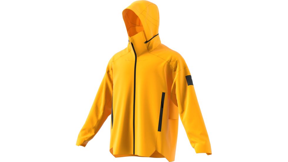 Adidas Terrex Demo, Myshelter Rain Jacket - Men's, Active Gold, Medium, DZ1411-M-DEMO