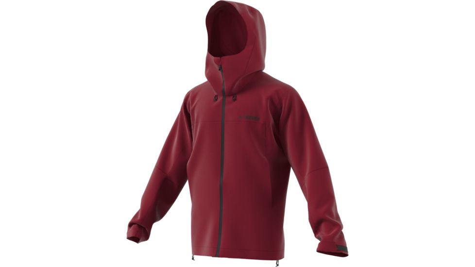 Adidas Terrex Demo, Swift Rain Jacket - Men's, Col Burgundy, Medium, DZ5982-M-DEMO