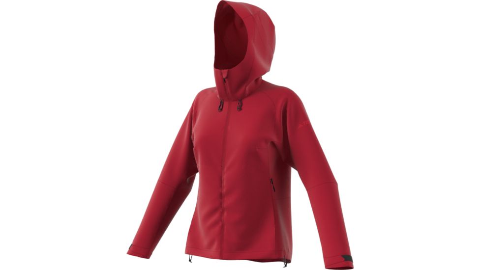 Adidas Terrex Demo, Swift Rain Jacket - Women's, Active Maroon, Small, DZ0788-S-DEMO