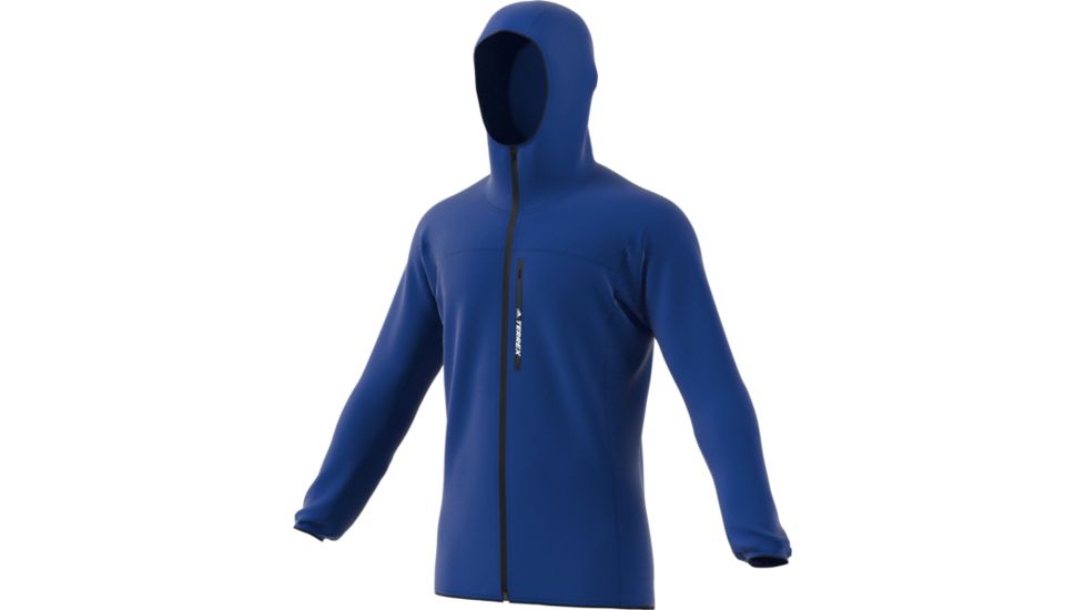 Adidas Terrex Demo, Tracerocker Hooded Fleece Jacket - Men's, Col Royal, Medium, DZ2083-M-DEMO