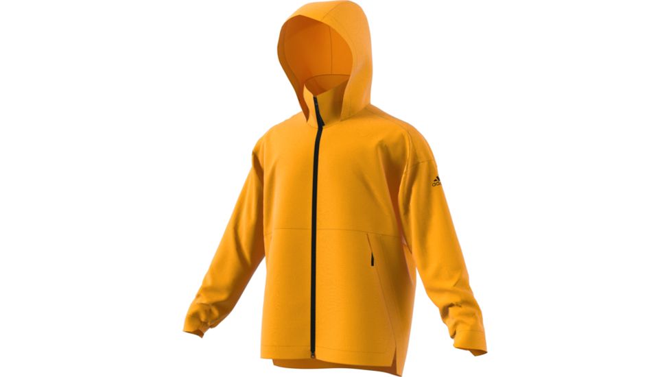 Adidas Terrex Demo, Urban Climaproof Rain Jacket - Men's, Active Gold, Medium, DZ1389-M-DEMO