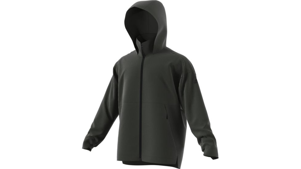 Adidas Terrex Demo, Urban Climaproof Rain Jacket - Men's, Legend Earth, Medium, DZ1390-M-DEMO