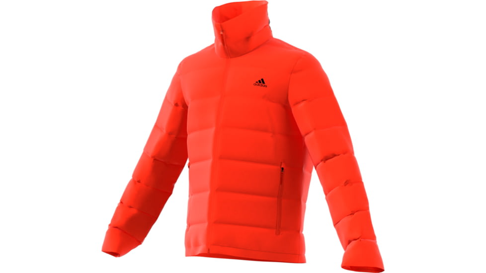 Adidas Terrex Down, Helionic 3-Stripe Down Jacket - Men's, Active Orange, Medium DZ1448-M-DEMO