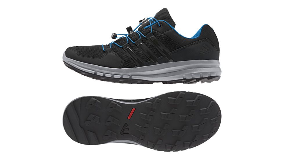 Adidas Terrex Duramo Cross X Trail Running Shoe - Men's-Black/Solar Blue-Medium-13 US