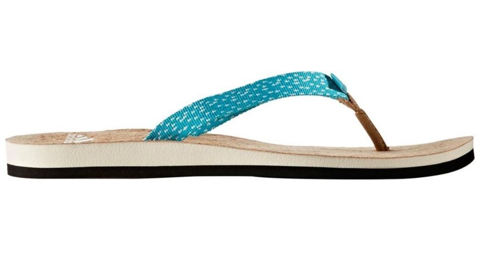 Adidas Terrex Eezay Parley Slide Sandal - Women's-Non-Dyed/Chalk/Lab Green-Medium-10