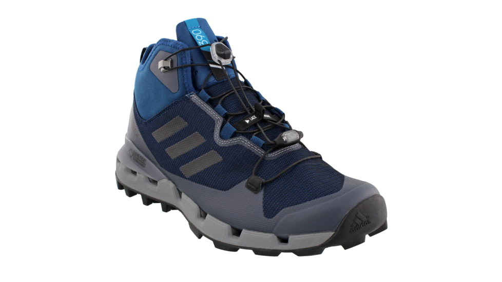 Adidas Terrex Fast R GTX-SURROUND Hiking Shoe - Men's, Blue Night/Black/Grey Three, 7.5, S80878-7.5