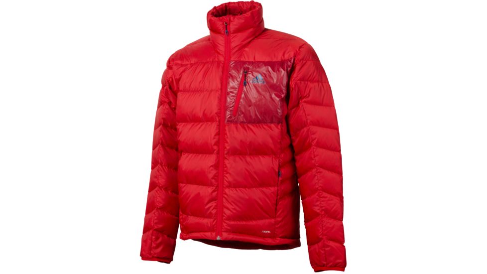 Adidas Terrex Hiking Light Down Jacket - Men's-Light Scarlet-Small