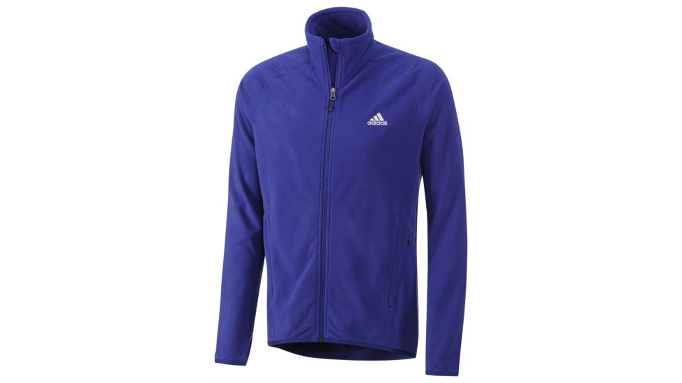 Adidas Terrex Hiking/Trekking Fleece Jacket - Men's-Hero Ink-Small