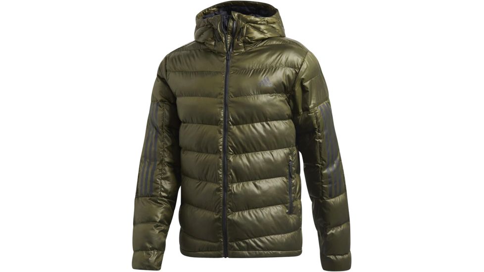 Adidas Terrex Itavic 3-Stripe Jacket - Mens, Night Cargo, Small, CY8604-S