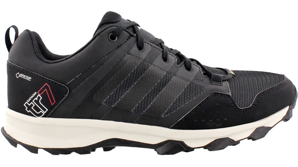 Adidas Terrex Kanadia 7 Trail GTX Trail Running Shoe - Men's-Dark Grey/Black/Chalk White-Medium-11