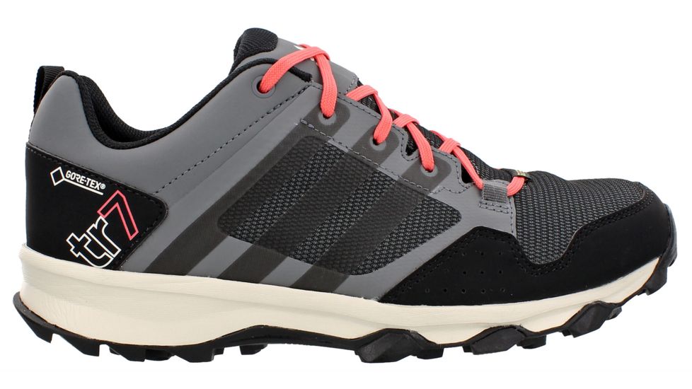 Adidas Terrex Kanadia 7 Trail GTX Trail Running Shoe - Women's-Grey/Black/Blush-Medium-9.5