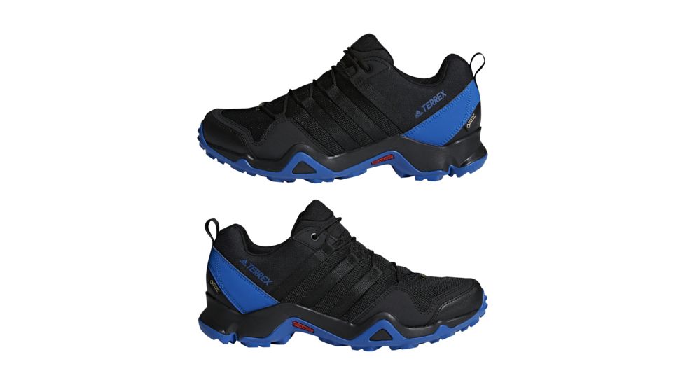 Adidas Terrex Men's Terrex AX2R GTX Hiking Shoes, Black/Black/Blue Beauty, 6 US, CM7717-6