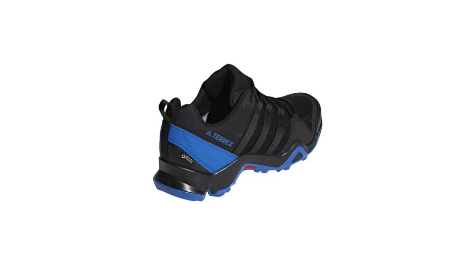 Adidas Terrex Men's Terrex AX2R GTX Hiking Shoes, Black/Black/Blue Beauty, 6 US, CM7717-6