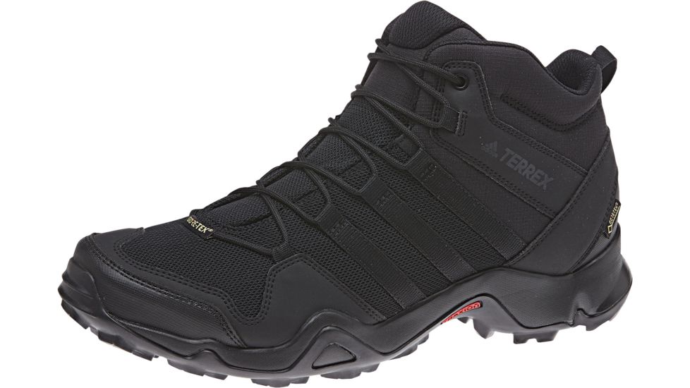 Adidas Terrex Men's Terrex AX2R Mid GTX Hiking Shoes, Black/Black/Black, 8.5 US, CM7697-8.5