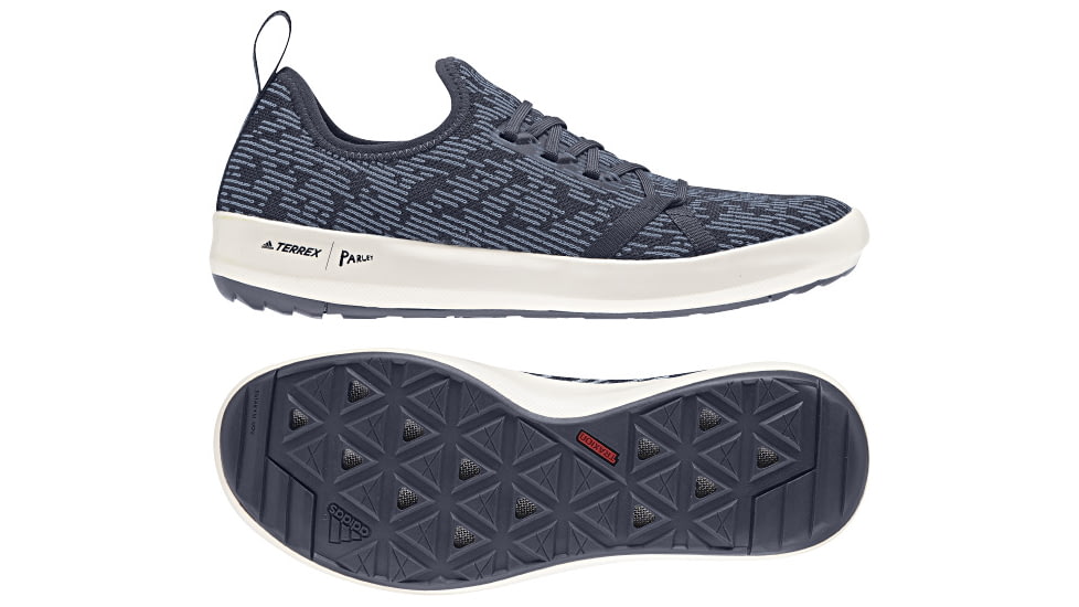 Adidas Terrex Men's Terrex ClimaCool Boat Parley Shoes, Trace Blue/Raw Grey/Chalk White, 6 US, CM7527-6