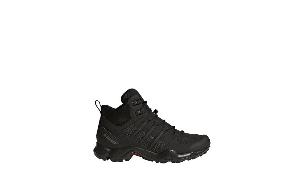 Adidas Terrex Men's Terrex Swift R Mid Hiking Shoes, Black/Black/Dark Grey, 8.5 US, BB4589-8.5