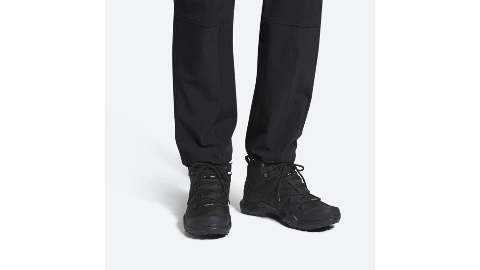 Adidas Terrex Swift R2 Mid GTX Hiking Shoes - Men's, Black/Black/Black, 6.5 US, CM7500-6.5