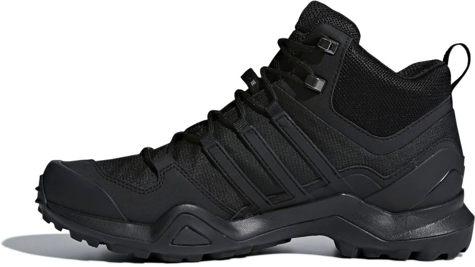 Adidas Terrex Swift R2 Mid GTX Hiking Shoes - Men's, Black/Black/Black, 6.5 US, CM7500-6.5