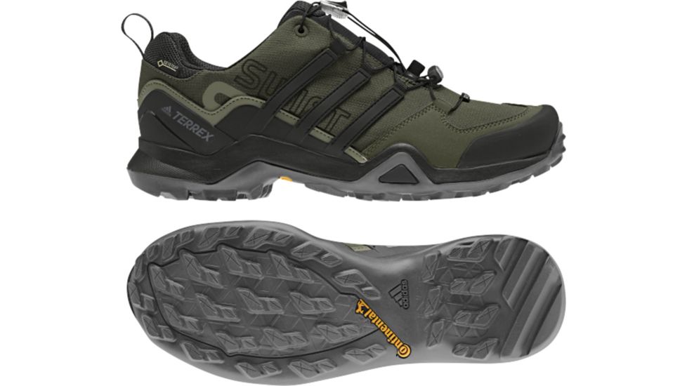 Adidas Terrex Men's Terrex Swift R2 GTX Hiking Shoes, Night Cargo/Black/Base Green, 12.5 US, CM7497-12.5