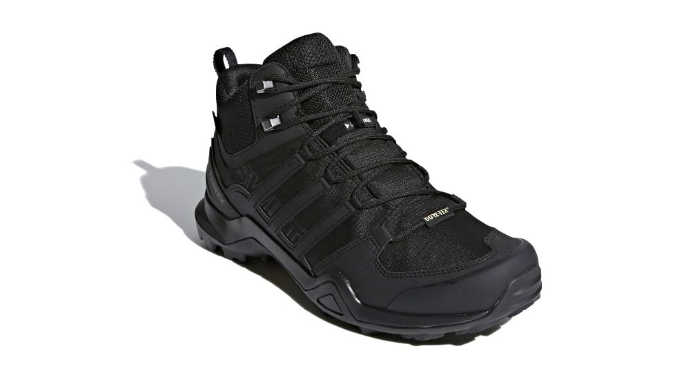 Adidas Terrex Swift R2 Mid GTX Hiking Shoes - Men's, Black/Black/Black, 6.5 US, CM7500-6.5