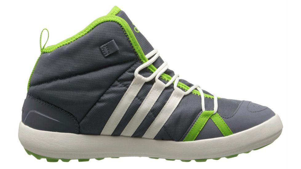 Adidas Terrex Padded Primaloft Winter Boot - Men's-Lead/Chalk/Green-Medium-8 US