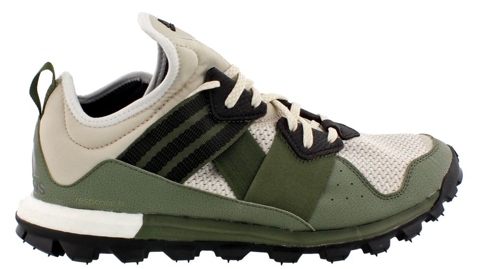 Adidas Terrex Response Trail Boost Trail Running Shoe - Men's-Brown/Iron/Green-Medium-8.5