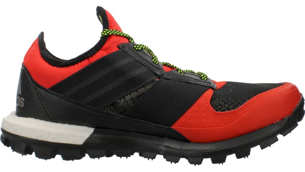 Adidas Terrex Response Trail Boost Trail Running Shoe - Men's-Red/Black/Yellow-Medium-12