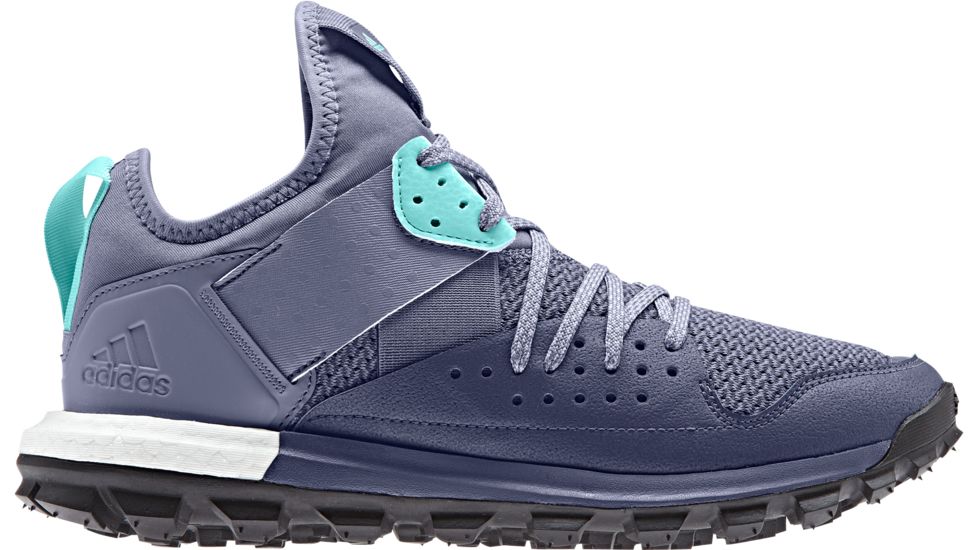 Adidas Terrex Response Trail Boost Trail Running Shoe - Women's-Super Purple/White/Energy Aqua-Medium-6