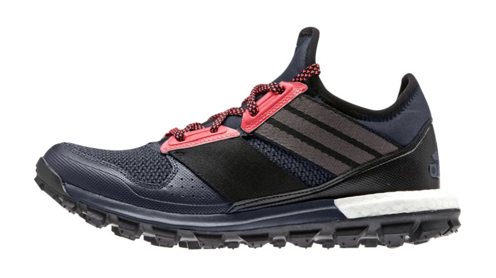 Adidas Terrex Response Trail Boost Trail Running Shoe - Womens-Grey/Black/Red-Medium-11 US